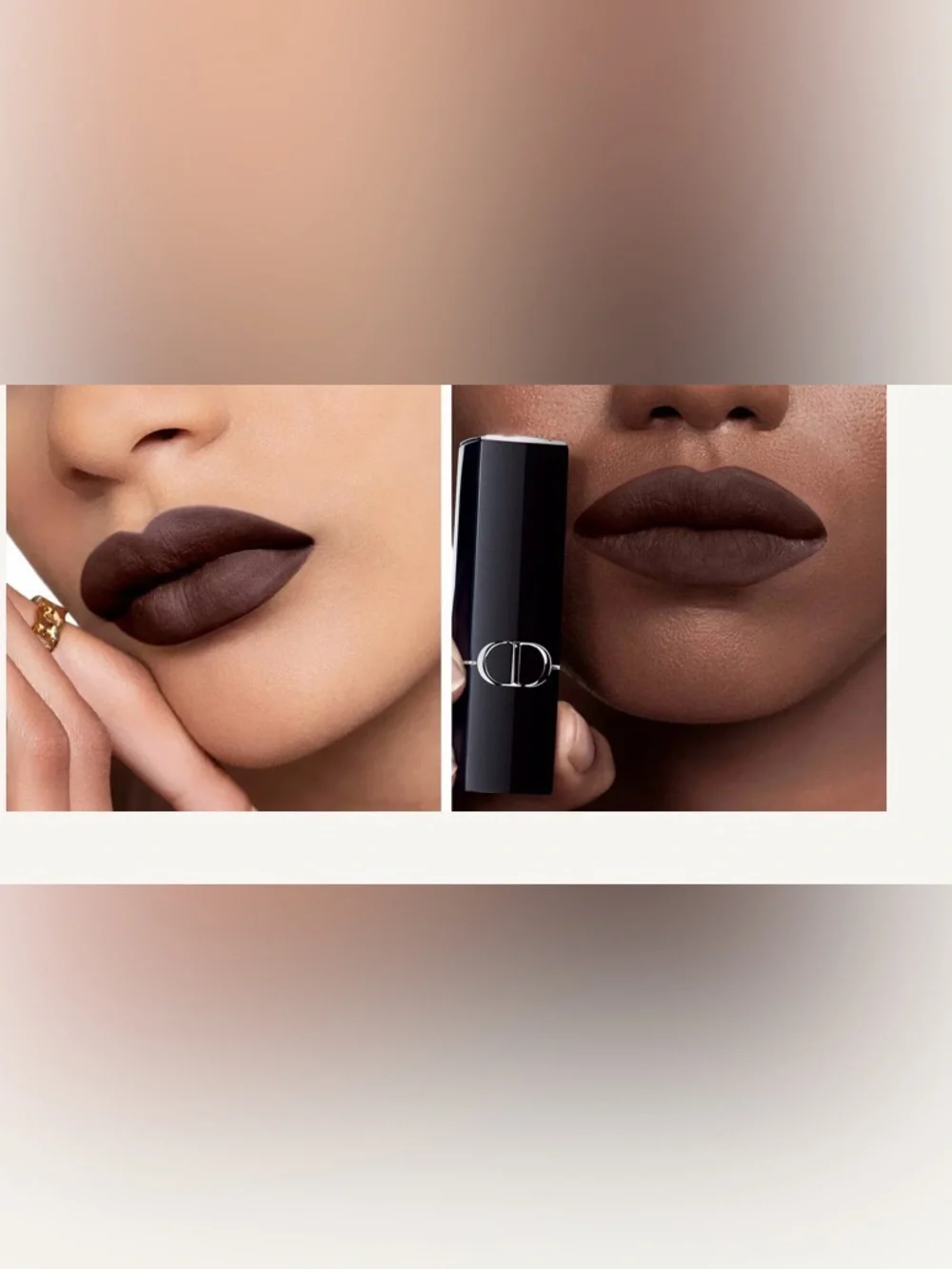 DIOR Rouge Lipstick - 600 Nude soul velvet.